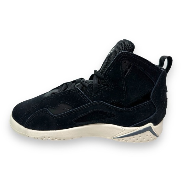 Jordan Little Kid's True Flight Black/Phantom-Anthracite size 1.5Y 20.5 cm - Picture 5 of 10